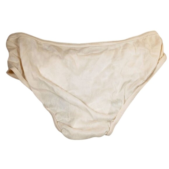 3 Vintage Berkliff Size 7 Beige Sheer 70s Panties - New with Tags Made in USA - Picture 5 of 11